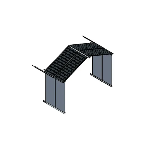 Palram - Canopia Rozšiřovací modul 11x4,1 pro domky série Yukon 11 (antracit)