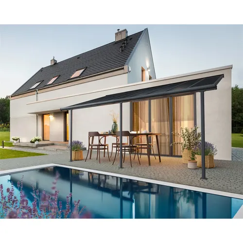 Palram - Canopia Capri 5400 antracit 3 x 5,46 hliníková (montovaná) pergola