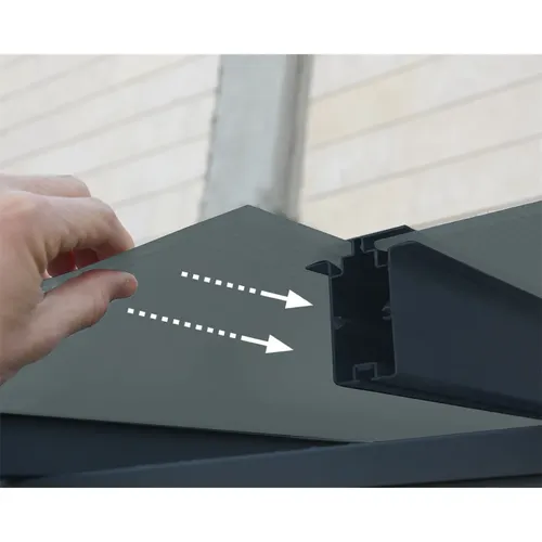 Palram - Canopia Capri 5400 antracit 3 x 5,46 hliníková (montovaná) pergola