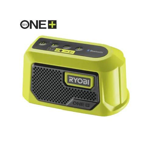 RYOBI RBTM18-0 aku 18 V mini Bluetooth reproduktor ONE+ (bez baterie a nabíječky)